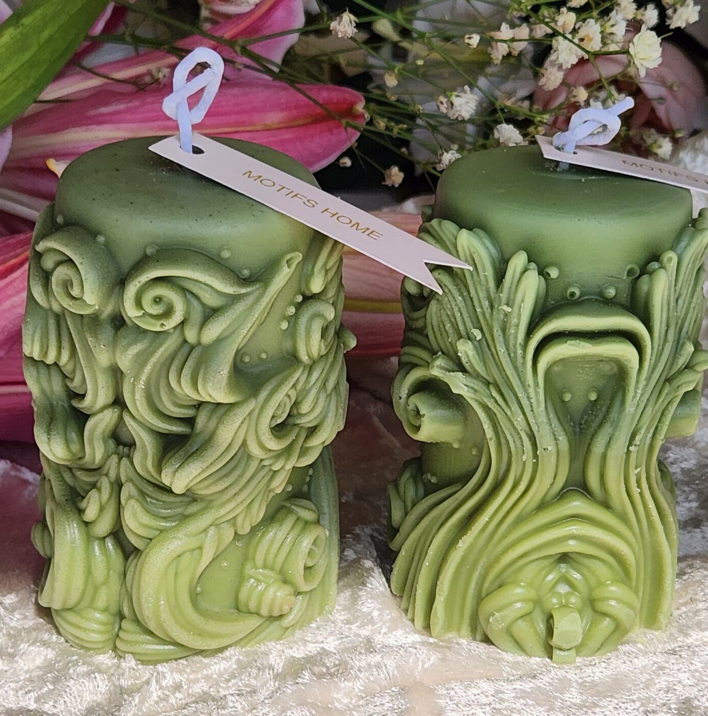 Roman Pillar Candle