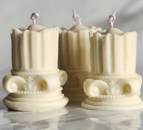 Castle Pillar Candle