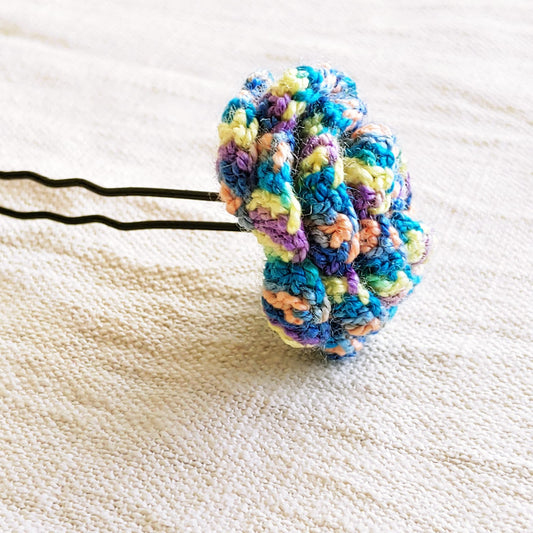 Rose Hair Pin Crochet