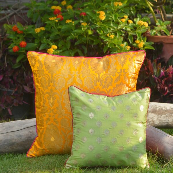 Rich Brocade Cushions Cover (Pack of 2)