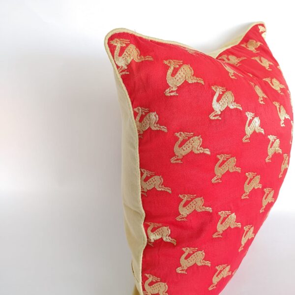 Brocade Silk Combo Cushion Cover