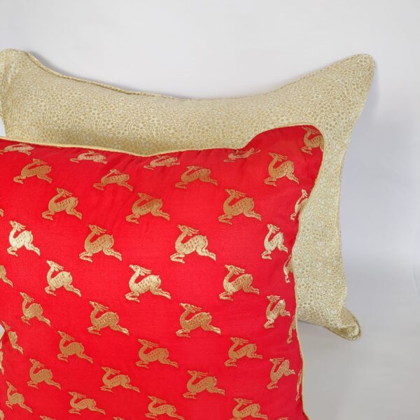 Brocade Silk Combo Cushion Cover