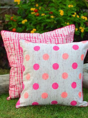 Paint Me Pink Cushions Cover (Pack of 2)